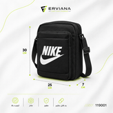 کیف دوشی ارویانا ERVIANA کد 119001 با محفظه تبلت، ۵ جیب خارجی و جنس ساتن نانسی درجه یک